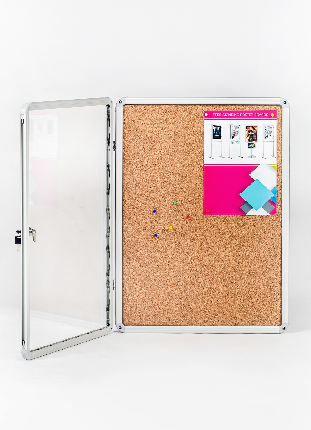 20 MM KİLİTLİ MANTAR ZEMİNLİ İLAN PANOSU