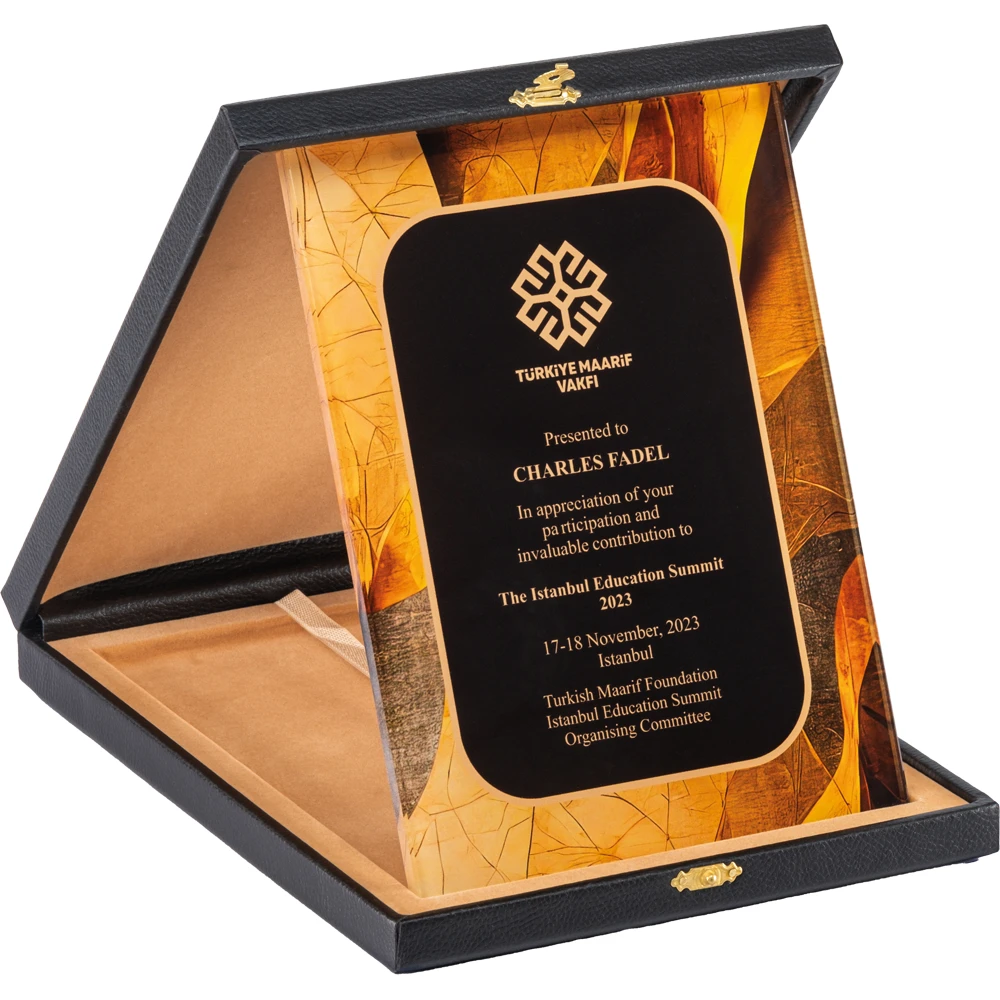 EKT-470 Kutulu Kristal Plaket